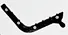 Curved Rear Bumper Bracket 1494036-00-A L / 1494043-00-A L / 1494037-00-A R / 1494044-00-A R